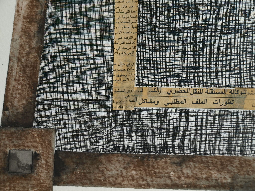 Walter Barten : Collage - Ksar van de Weerbarstigheid – gesigneerd – 1986 kopen? Bied vanaf 25!