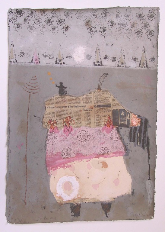 Liesbeth Rahder: Zeefdruk, To the east verkocht voor € 50!