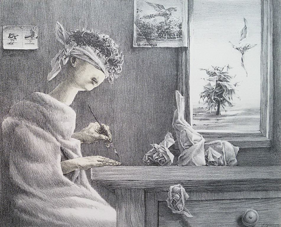 Peter Vos - Natuur & Kunst, litho (mooi ingelijst) kopen? Bied vanaf 95!