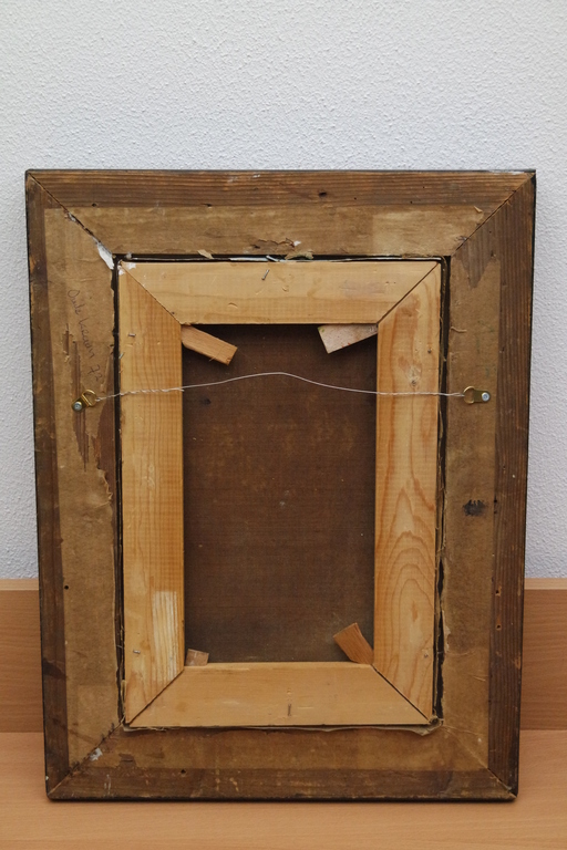 Maurits Ernest van den kerkhoff (1830-1908) - olieverf op doek - man in het bos kopen? Bied vanaf 940!