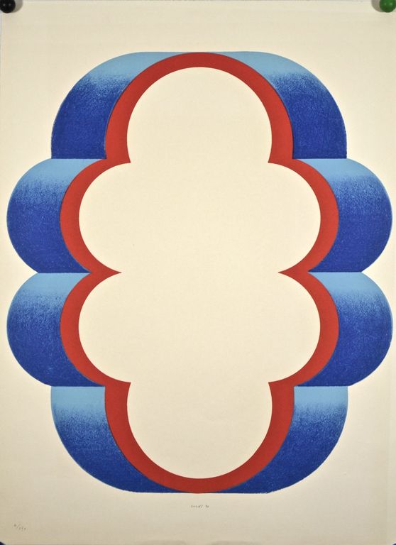 Kumi Sugai: Litho. Abstracte compositie verkocht voor € 70!