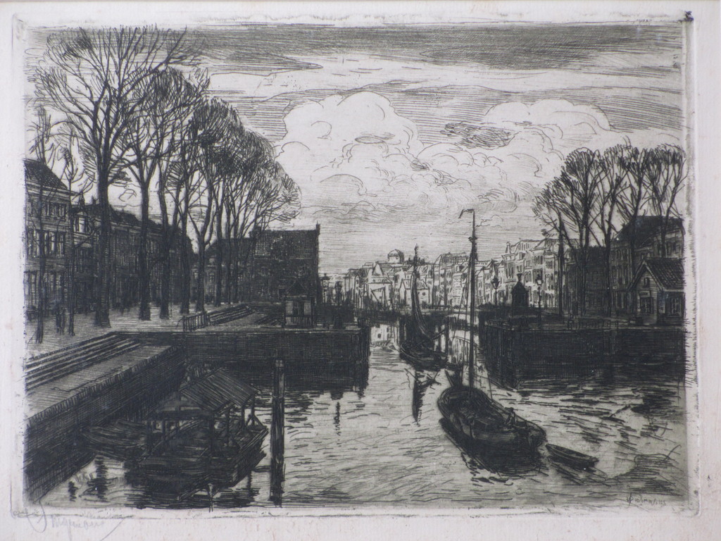 Waalko Jans Dingemans sr., Haven Gorinchem, Ets verkocht voor € 50!