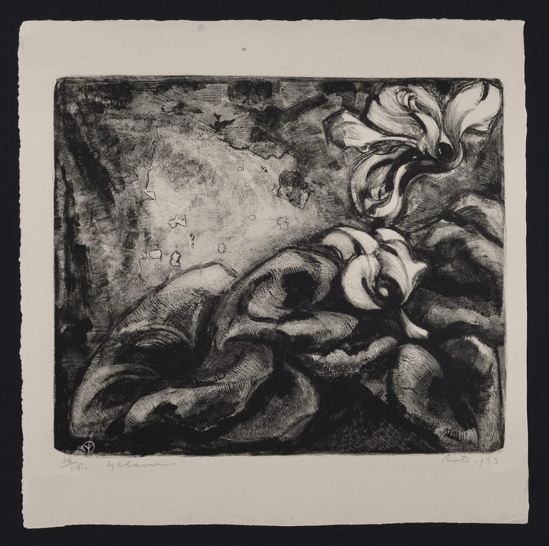 Aart van Dobbenburgh: Litho - Cyclamen - 1923 kopen? Bied vanaf 35!