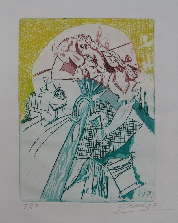 Ysbrant: Droge naald, Cafescene verkocht voor € 66!