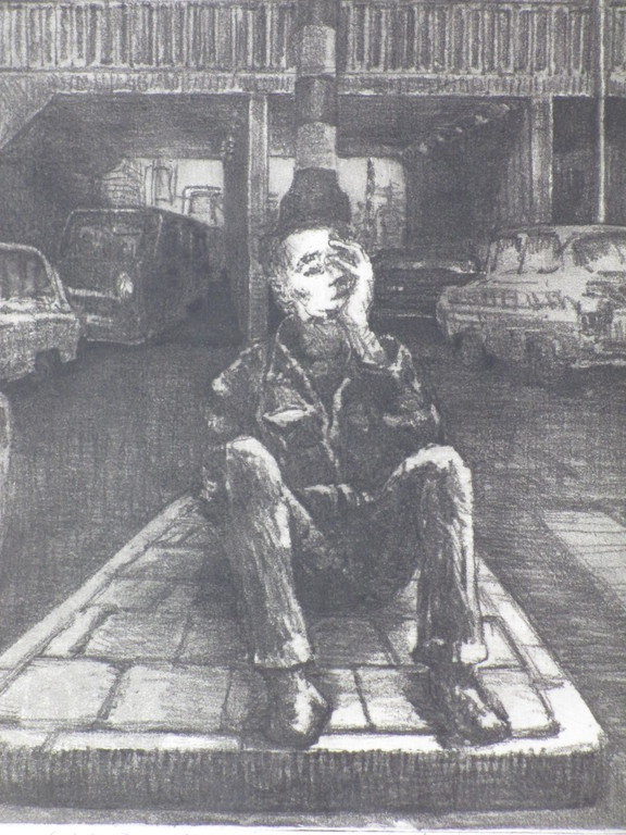 Pol Jong, Stationsweg Leiden, Ets kopen? Bied vanaf 40!