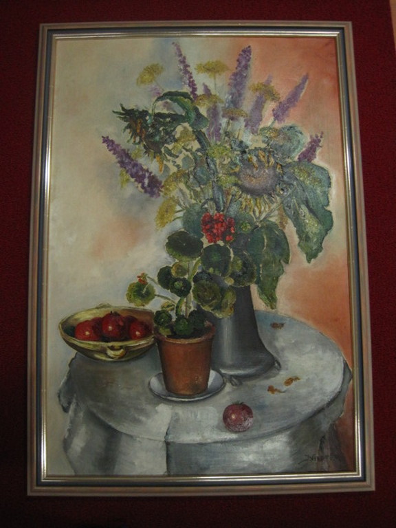 Vroeg ca1940 levensgroot Magisch Realistisch olieverf stilleven van Jos Viester  kopen? Bied vanaf 1!