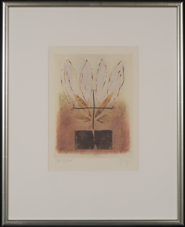 Onbekend gesigneerd: Offset, Zonder titel - Ingelijst kopen? Bied vanaf 1!