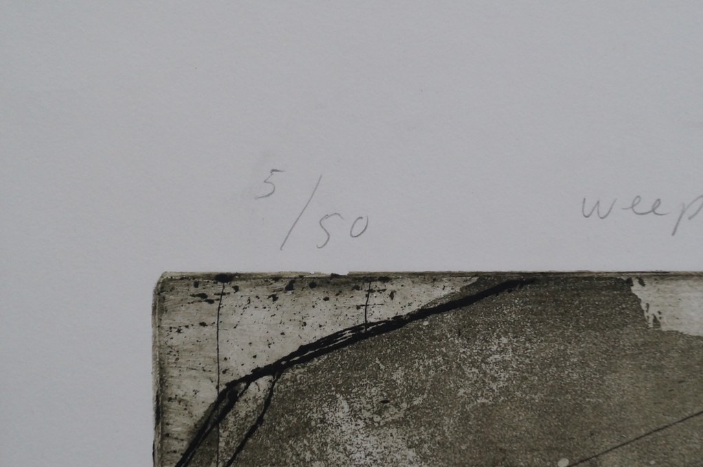 Rene Klarenbeek - gesigneerde ets - 1988 kopen? Bied vanaf 20!