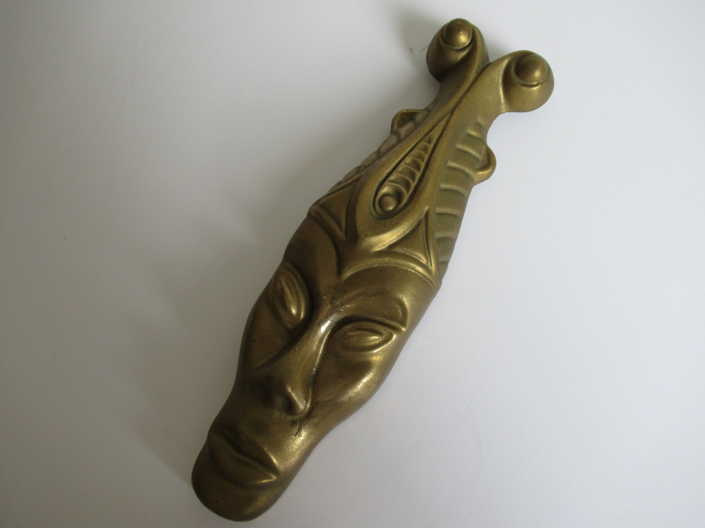 Onbekende kunstenaar: bronzen beeld, masker kopen? Bied vanaf 1!