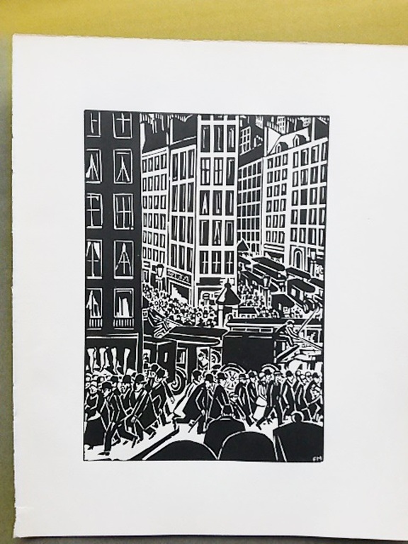 Frans Masereel, houtsnede, uit La Ville 1928 kopen? Bied vanaf 45!