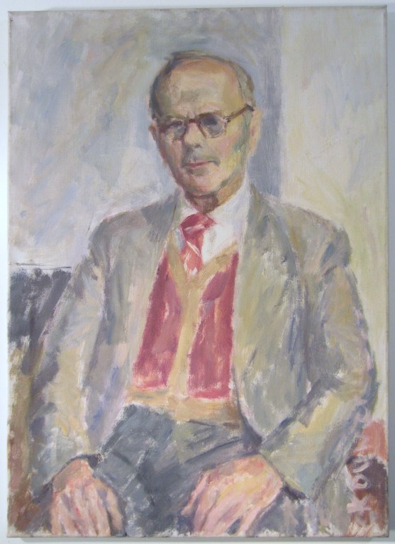 Willem Kouwer Boomkens (1911-1991) - Olieverf portret kopen? Bied vanaf 1!
