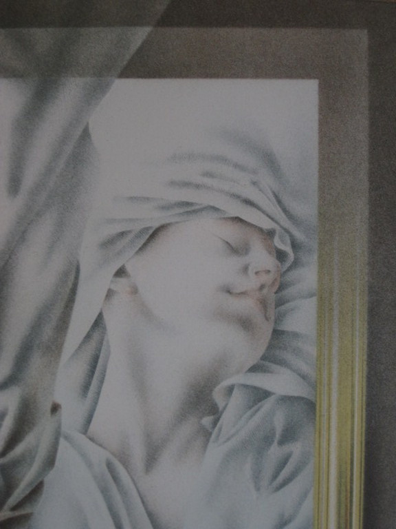 Groot Realistisch grafiek Poen de Wijs 1948-2014) Lithografie "Vrouw " kopen? Bied vanaf 1!