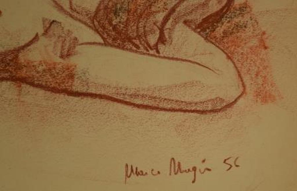 Marco Magis (1934-1995) halfnaakt, pastel 24x30  kopen? Bied vanaf 25!
