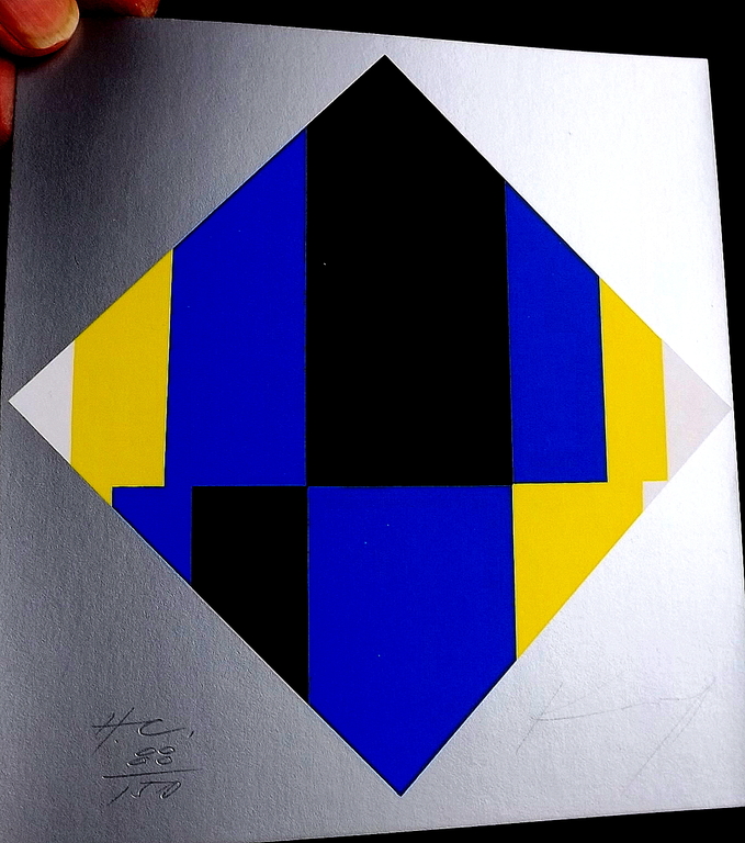 Prof. Edgar Knoop - 3x gesigneerde litho - 1985 kopen? Bied vanaf 1!