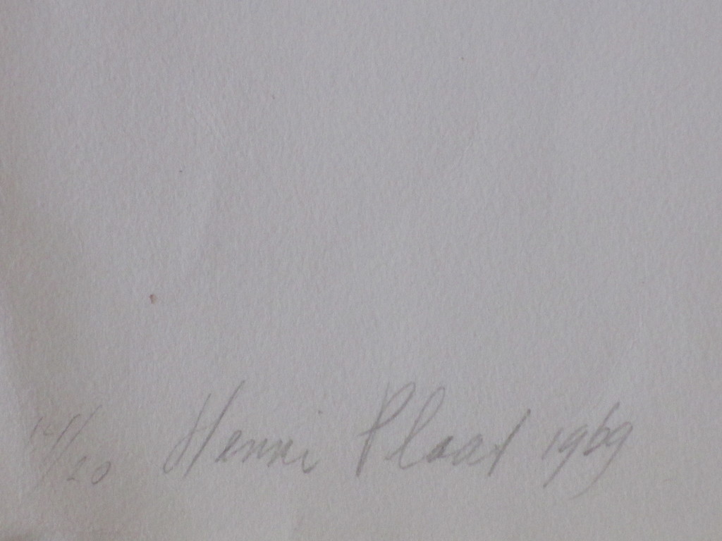 Henri Plaat - Henri Plaat, Compositie, Litho 1969 kopen? Bied vanaf 1!