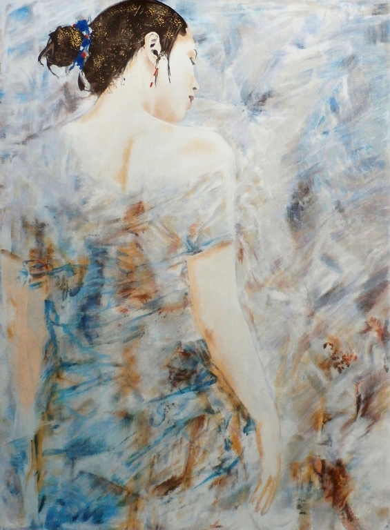 Willem van Scheijndel- kleurenlitho: Going for clarity - 2005 verkocht voor € 80!