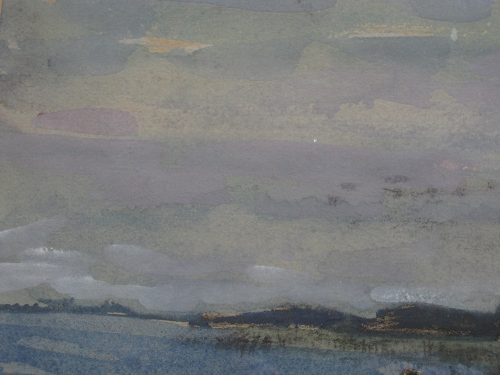 Stemmig aquarel "boten op plas" Paul Arntzenius 1883-1963 nabloei Haagse School  kopen? Bied vanaf 1!