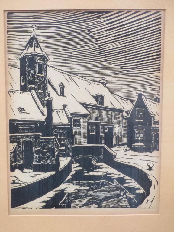 Hendrik IJkelenstam, Havik Amersfoort, Houtsnede verkocht voor € 35!