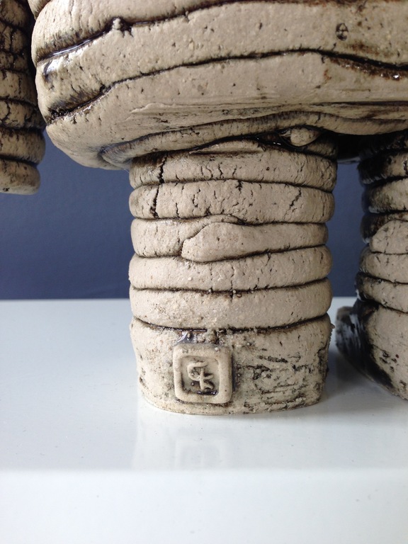 UNIEK WERK van Christiane Kesteloot, roltechniek, 'Boeboel' uit 1993 kopen? Bied vanaf 85!