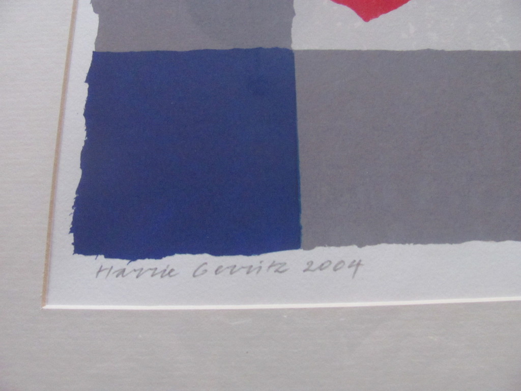 Harrie Gerritz - twee zeefdrukken kopen? Bied vanaf 75!