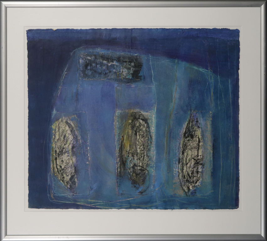 Vera van Heusden: Gemengde techniek en Collage, Z.T. - Ingelijst verkocht voor € 75!