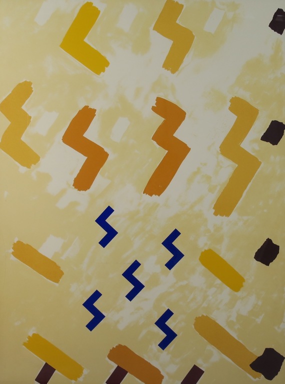 William Tillyer: Zeefdruk, Vase series II - Ingelijst (groot) kopen? Bied vanaf 70!