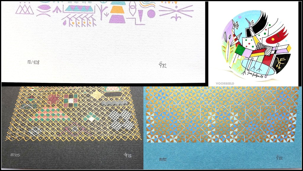 Yves Galgon - 3x gesigneerde kleurenlitho - 1982 kopen? Bied vanaf 1!