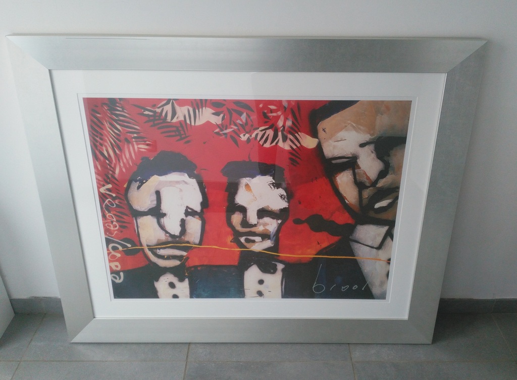 Herman brood - Vegas/Copa (zeer groot, met echtheidscertificaat) kopen? Bied vanaf 650!
