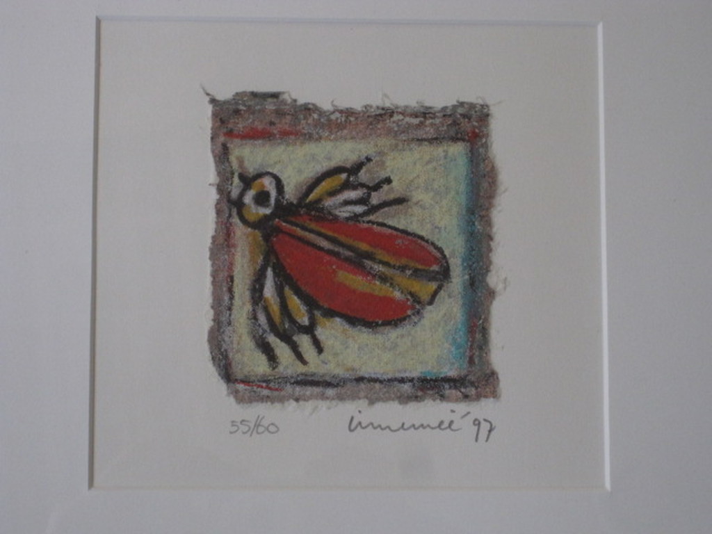 Hans Innemee (1951-) - nagekleurde zeefdruk in zeer beperkte oplage - gesigneerd kopen? Bied vanaf 1!