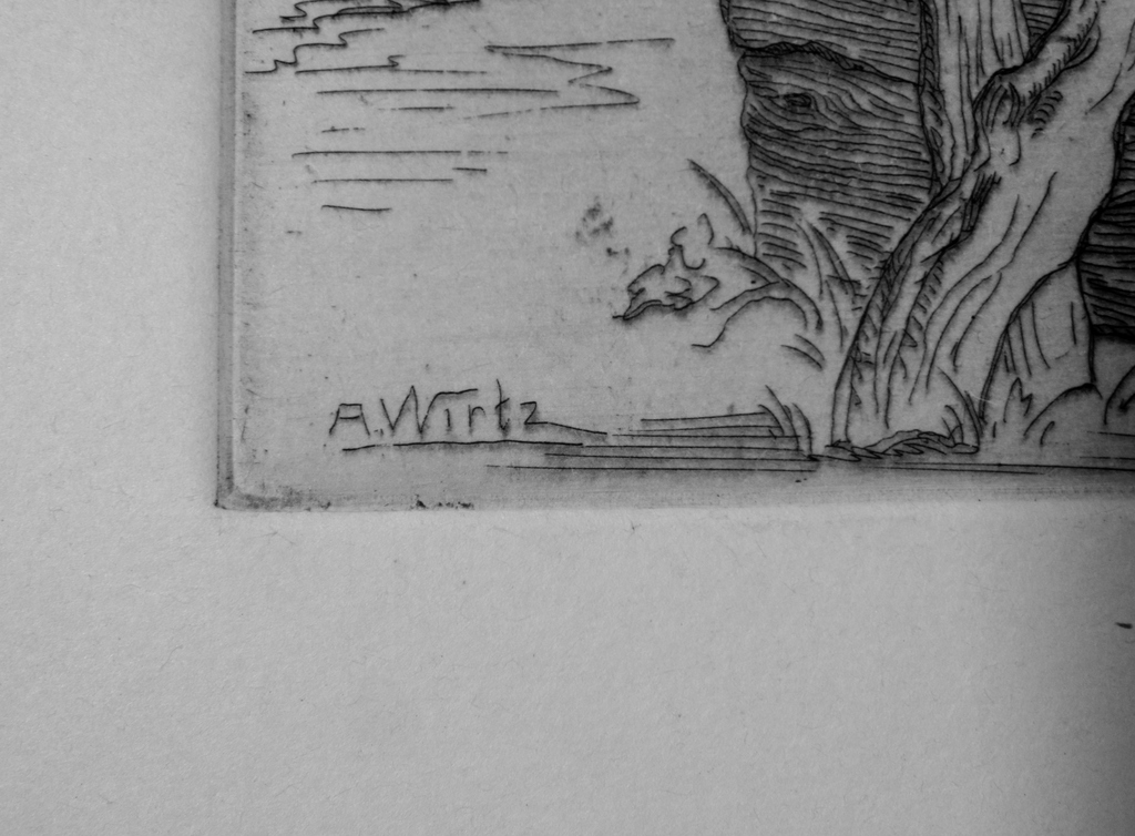 Anton Wirtz (1872-1945) Breda - ets waterput kopen? Bied vanaf 1!