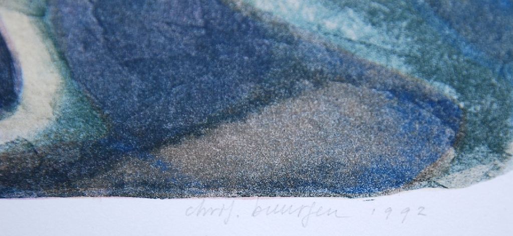 Chris Buursen: Kleurenlitho Passie (Carravagio) uit 1992 kopen? Bied vanaf 35!