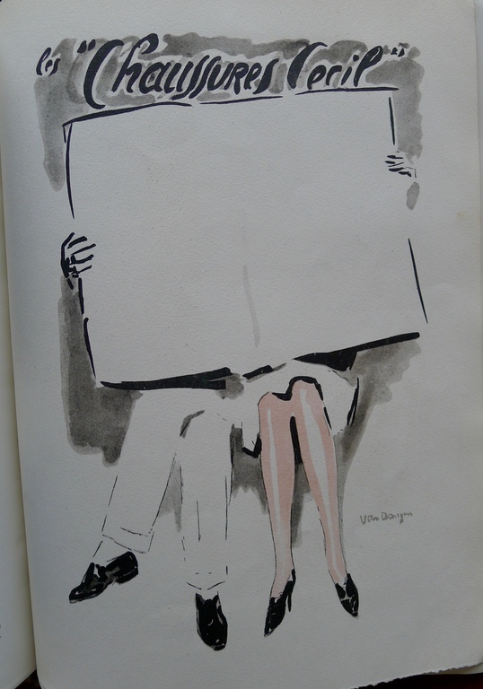 Kees van Dongen,Lithografie,Les Chaussures Cécil" +/ in tijdschrift. kopen? Bied vanaf 200!