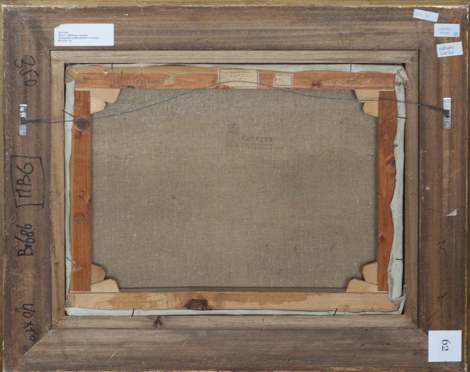 W.G.F. Jansen, Riviergezicht met molen, olieverf op doek, gesigneerd kopen? Bied vanaf 1450!