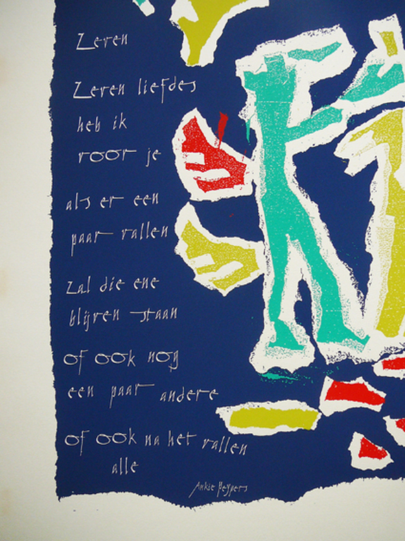 Marijke Breuers - Marijke Breuers: 'Zeven Liefdes' (Zeefdruk 1988) kopen? Bied vanaf 1!