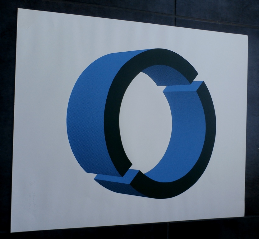 Yvonne Kracht - Litho - Abstracte compositie kopen? Bied vanaf 50!