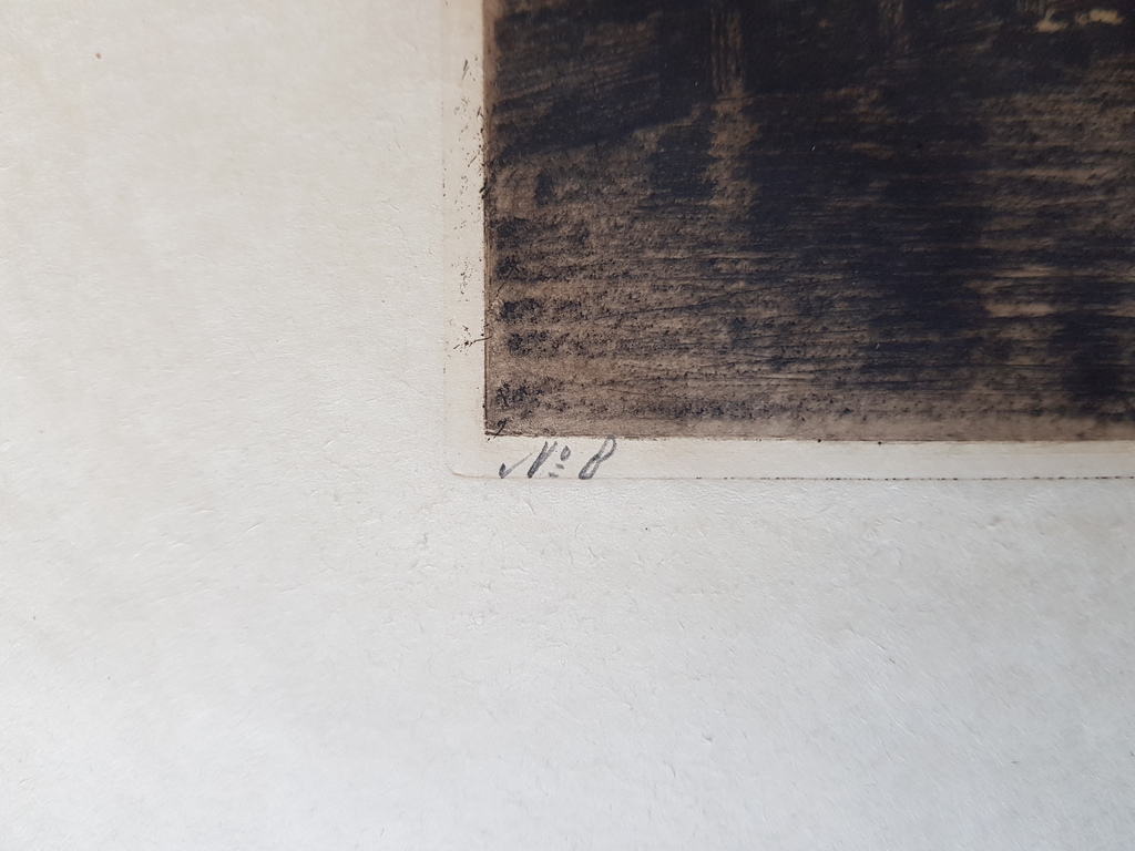 Willem Witsen (1860-1923) - Amsterdamse grachten, ets, handgesigneerd nr. 8 kopen? Bied vanaf 135!