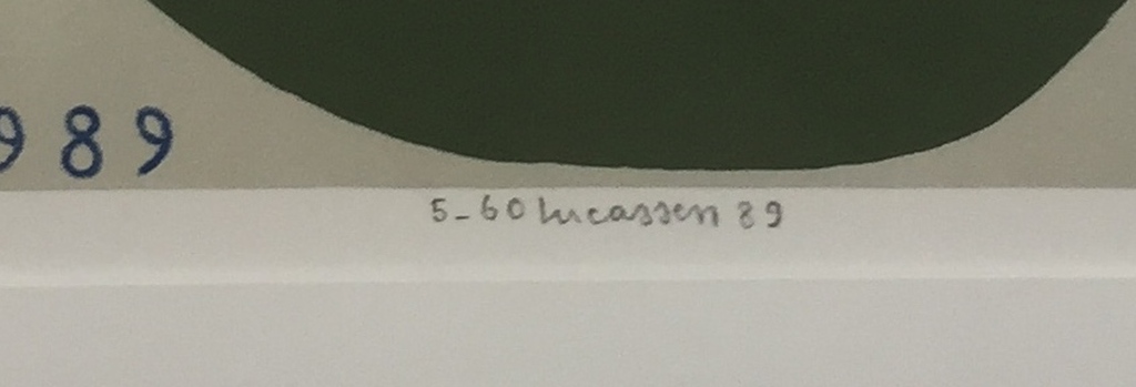 Reinier Lucassen, zeefdruk, 'Que 2 3', 1989 (INGELIJST) kopen? Bied vanaf 179!