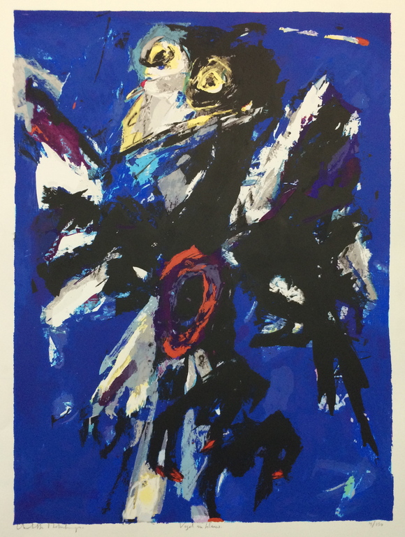 Charlotte Molenkamp, zeefdruk , titel  verkocht voor € 75!