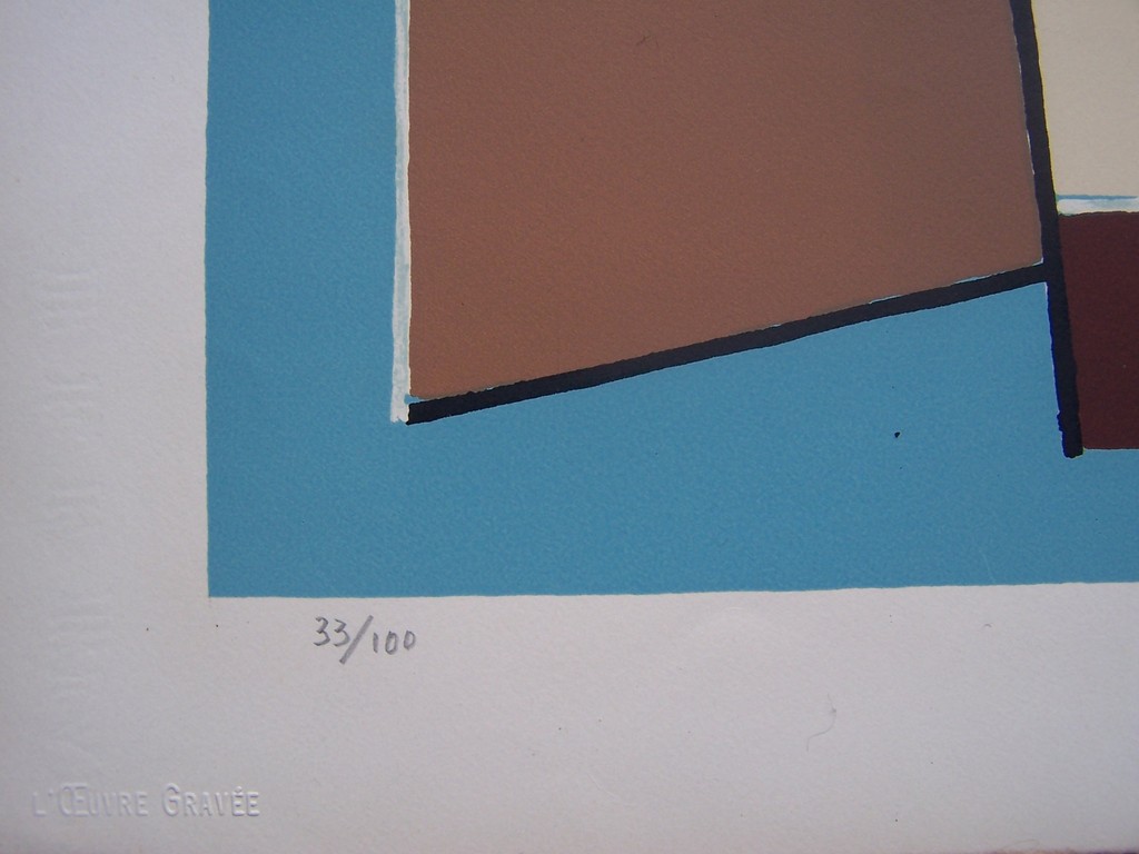 ALBERTO MAGNELLI (1888-1971) Handgesigneerd en Genummerd Kleurenlitho kopen? Bied vanaf 250!