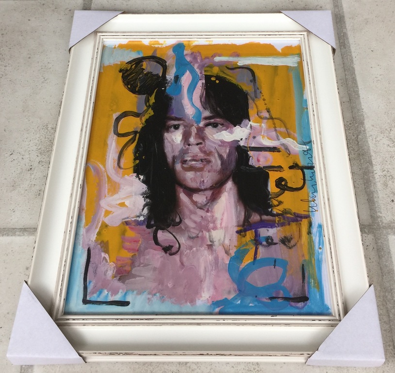 Peter Klashorst - "Mick Jagger" - Origineel werk kopen? Bied vanaf 1!