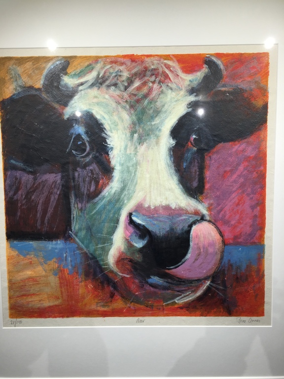 THEO ONNES Originele zeefdruk KOE kopen? Bied vanaf 1!