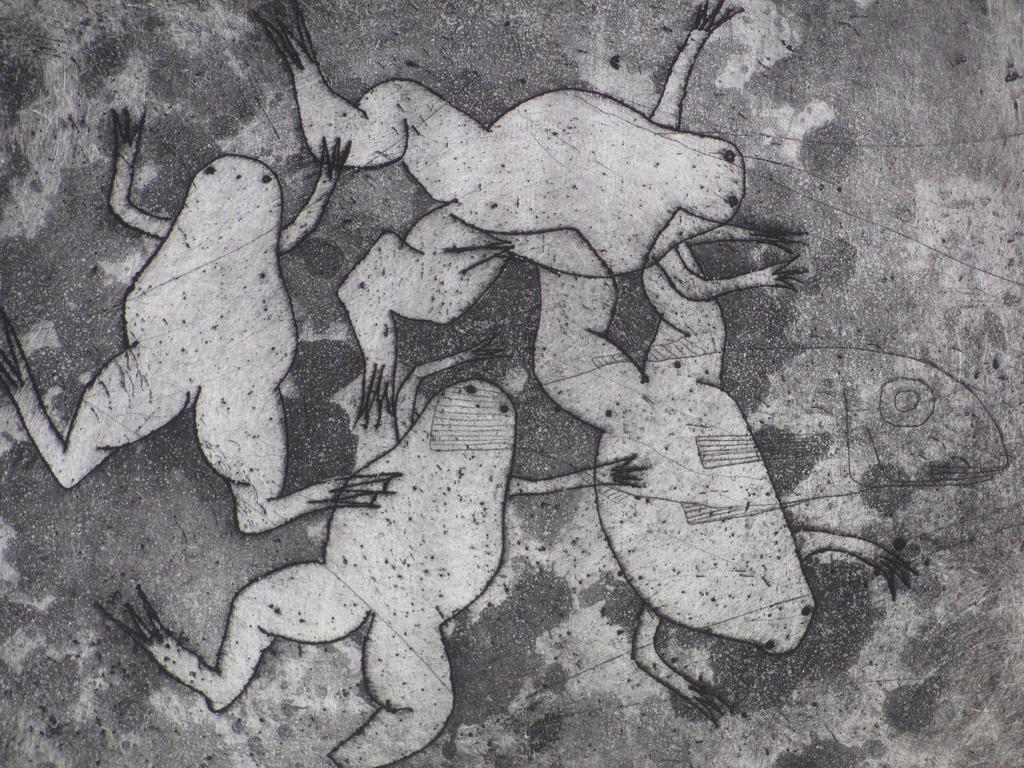 Frans Verpoorten, Klauwpadden, Ets kopen? Bied vanaf 55!