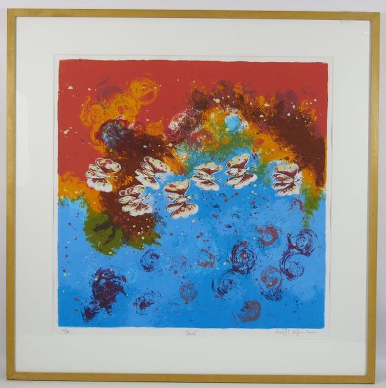 Roel Hofman: Litho, Dusk - Ingelijst (groot formaat) verkocht voor € 50!