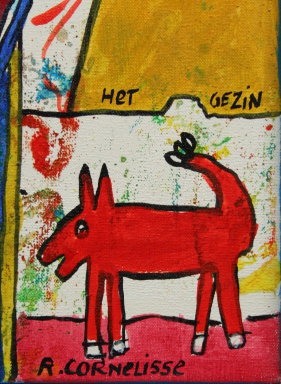 Ruud Cornelisse - Acrylverf op doek - Het gezin kopen? Bied vanaf 60!