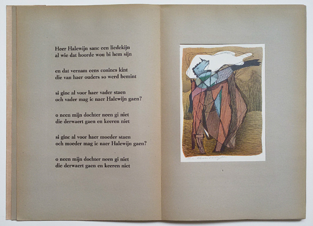 Harry van Kruiningen - Het lied van Heer Halewijn, acht kleurenlitho’s kopen? Bied vanaf 175!