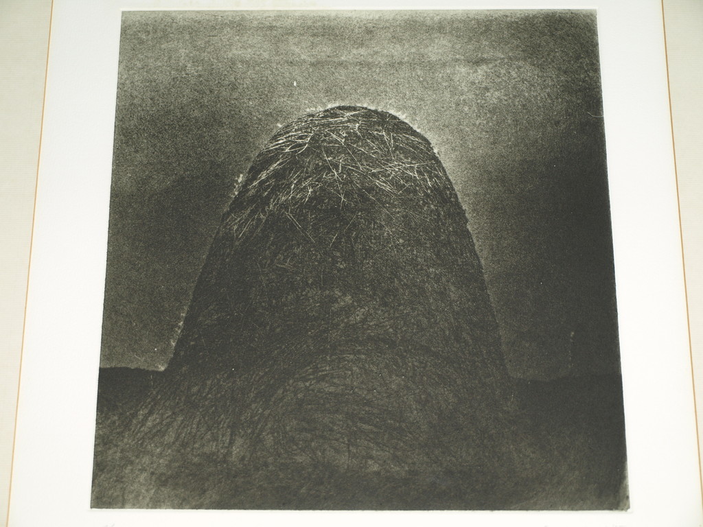 ELMAR GILLE (1947) - Ets – Landschap – Gesigneerd & ingelijst - 1985 verkocht voor € 50!