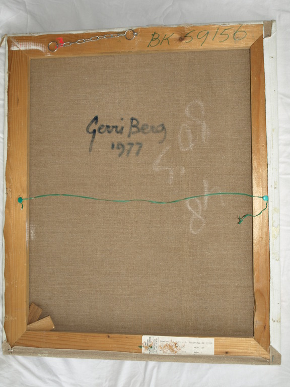 Gerrie van den Berg. Acryl op doek -Portret- Gesigneerd 1977. kopen? Bied vanaf 59!