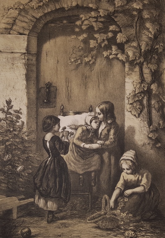 E. Verveer (1826-1900) - litho, gesigneerd in de plaat kopen? Bied vanaf 9!