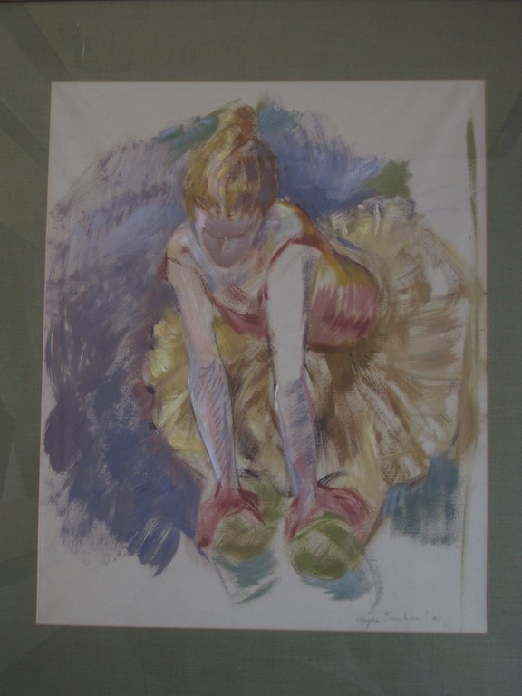 Salomea (Magda) Franken (1955-) "Ballerina" pastel 1977  kopen? Bied vanaf 1!