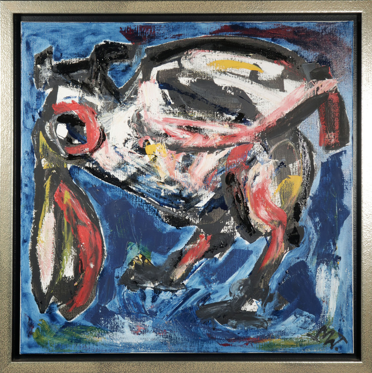 Martin van Wordragen: Olieverf op doek, Uitgestorven - Ingelijst kopen? Bied vanaf 650!